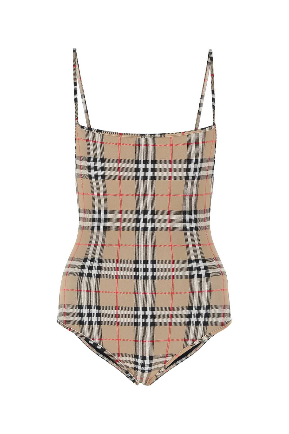 Shop Burberry Printed Stretch Nylon Swimsuit In A5145