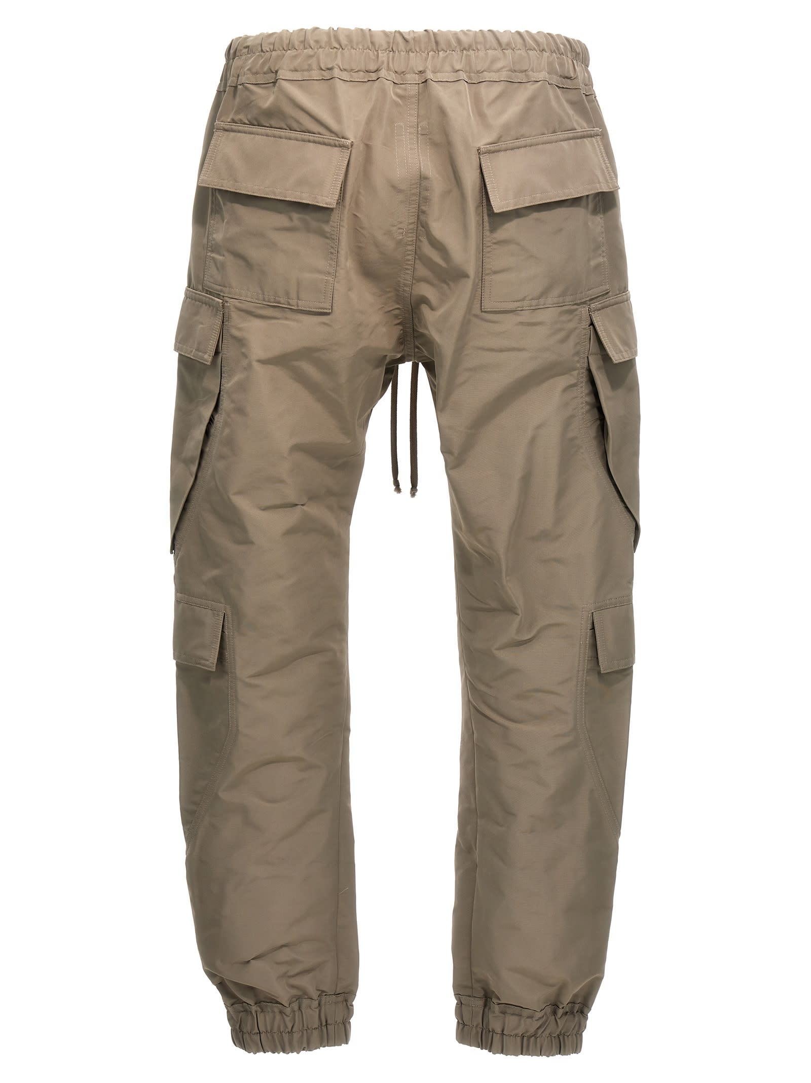 Shop Rick Owens Mastodon Cargo Pants In Beige