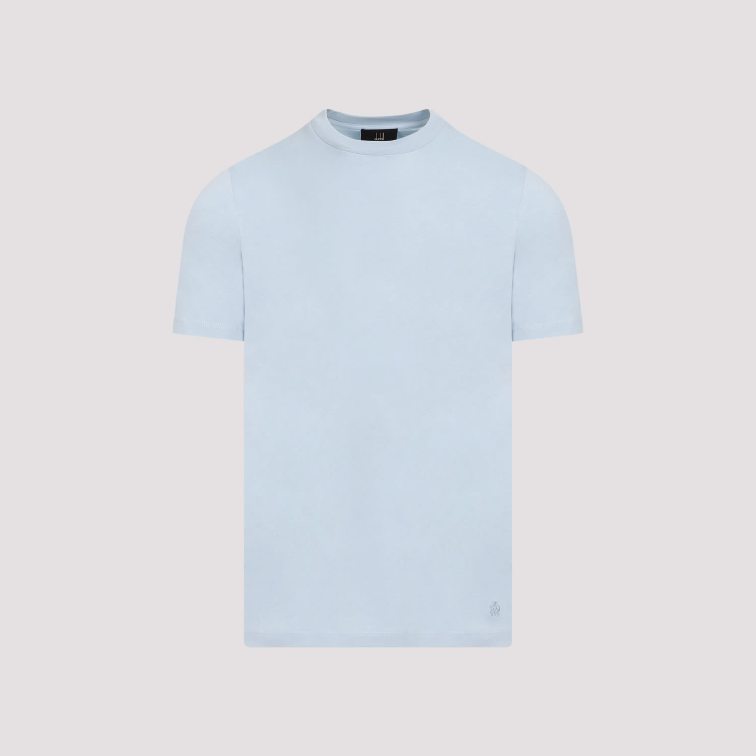 Shop Dunhill Ad Insignia Cotton T-shirt In Blue