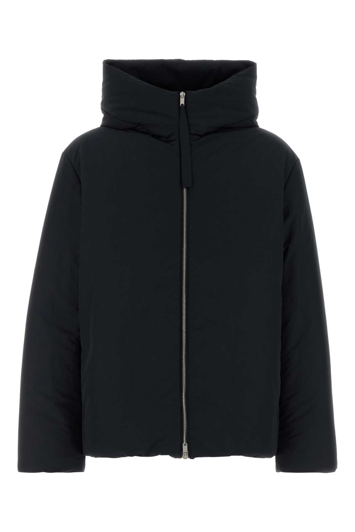 Jil Sander Men Black Polyester Down Jacket In Black