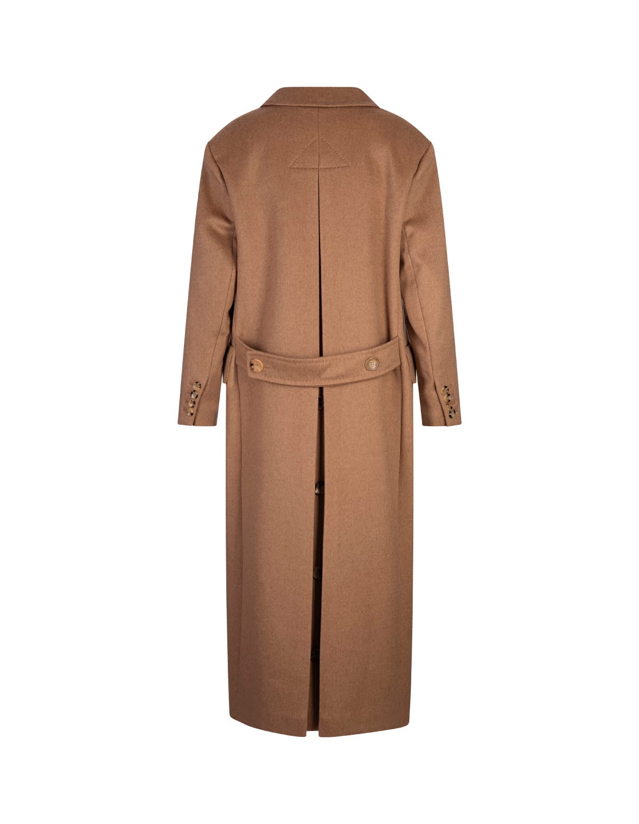 Shop Max Mara Camel Fungo Coat In Brown