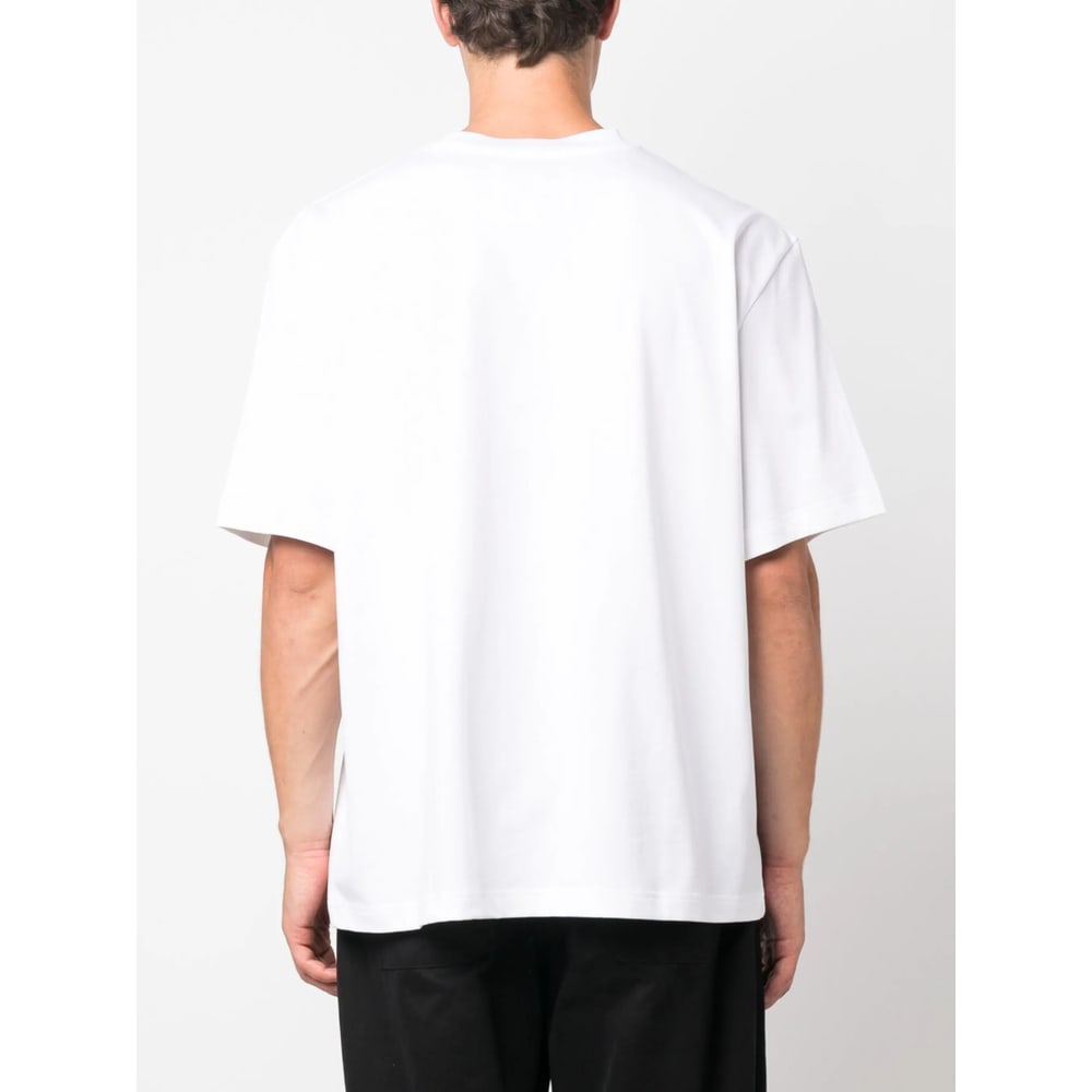 Studio Nicholson White Cotton Piu Over Shirt In White