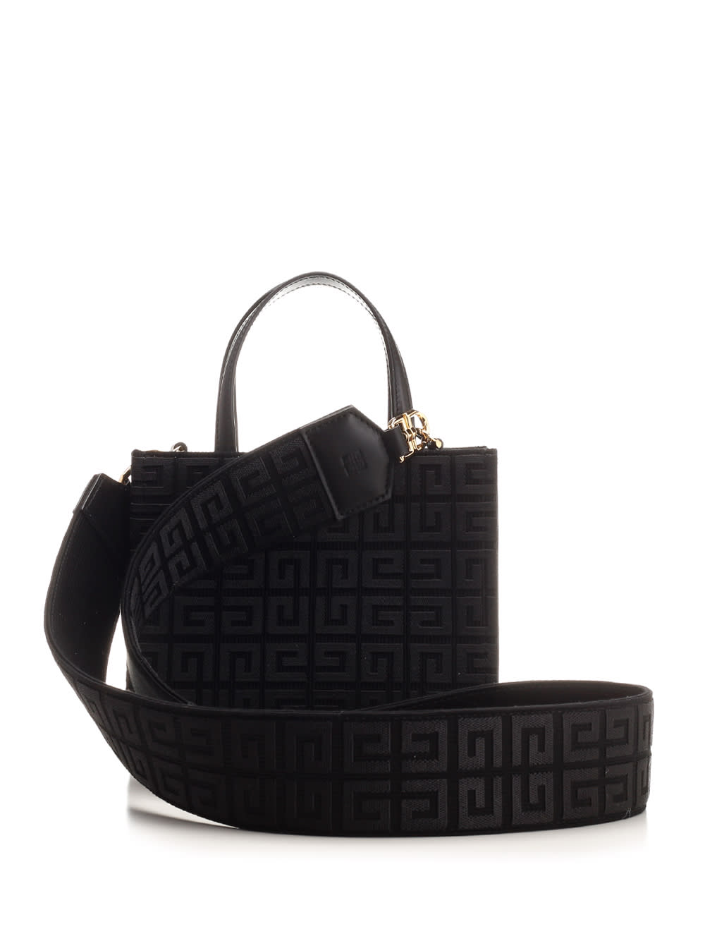 Shop Givenchy G-tote Mini In Black