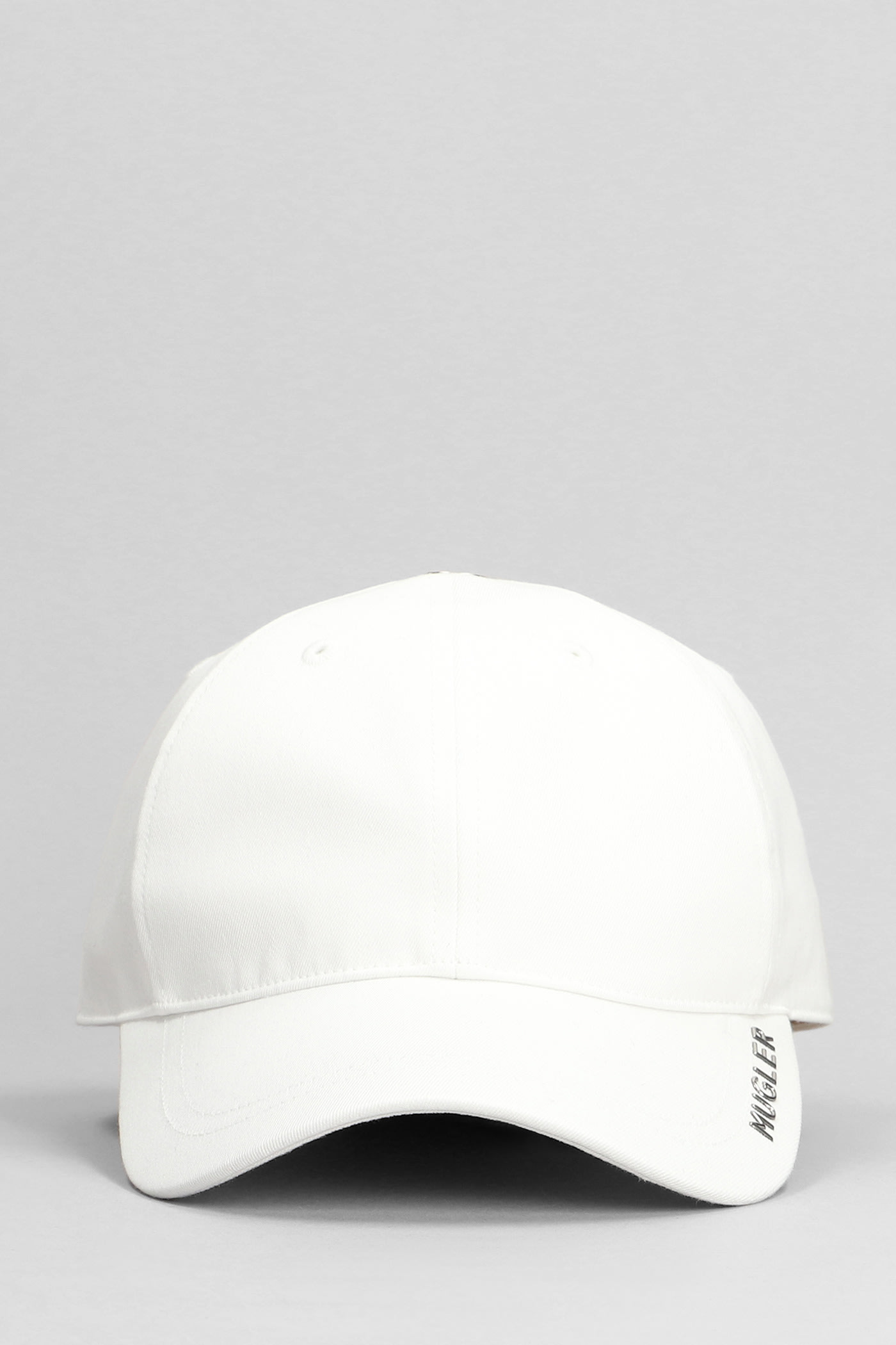 Shop Mugler Hats In White Cotton