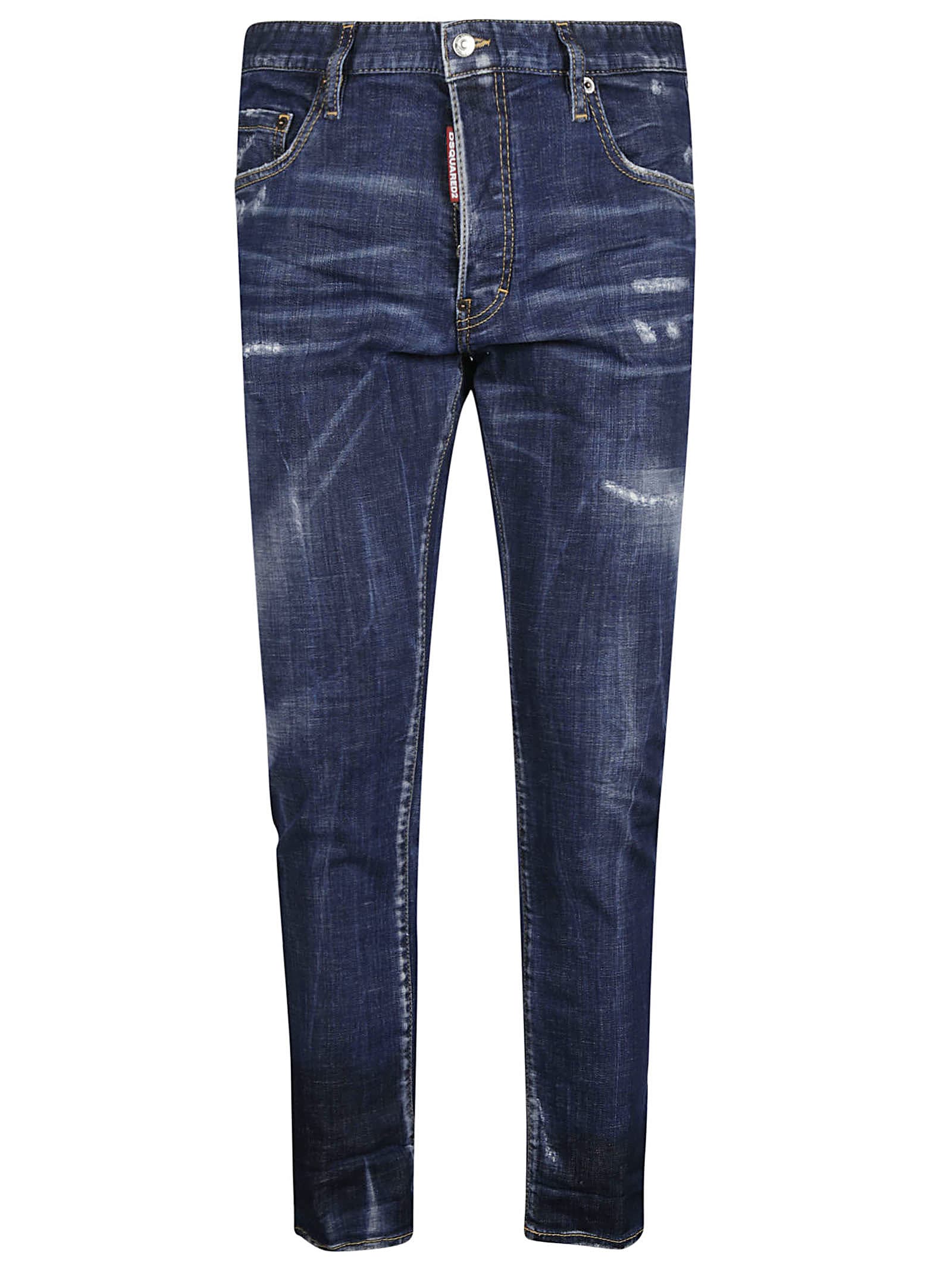 Dsquared2 Logo Patched Jeans