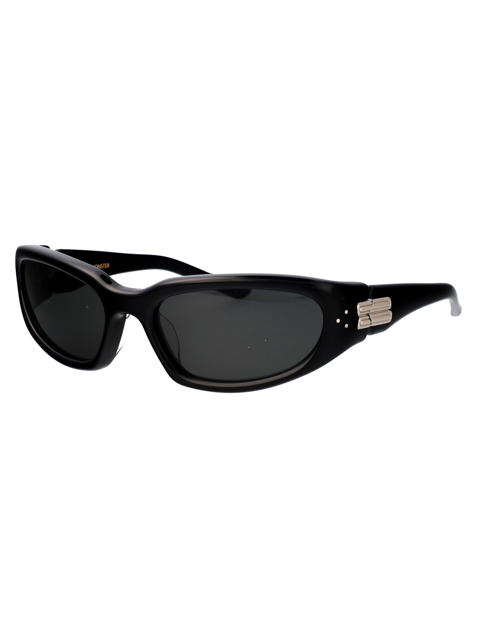 Shop Gentle Monster Memento Sunglasses In 01 Black