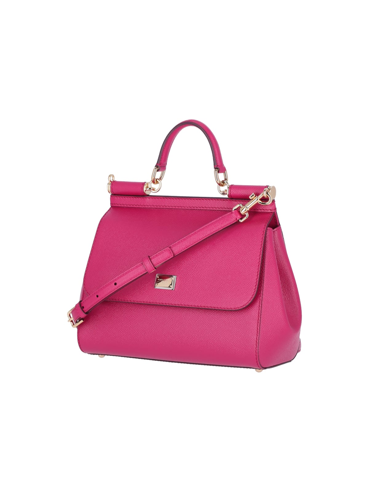 Shop Dolce & Gabbana Sicily Large Handbag In Pink