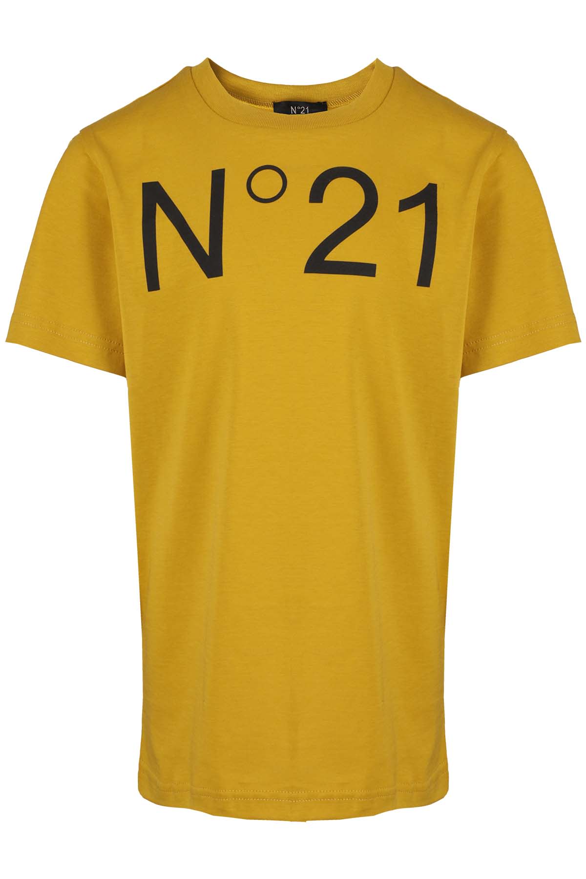 N°21 Kids' Maglietta In Mustard Yellow