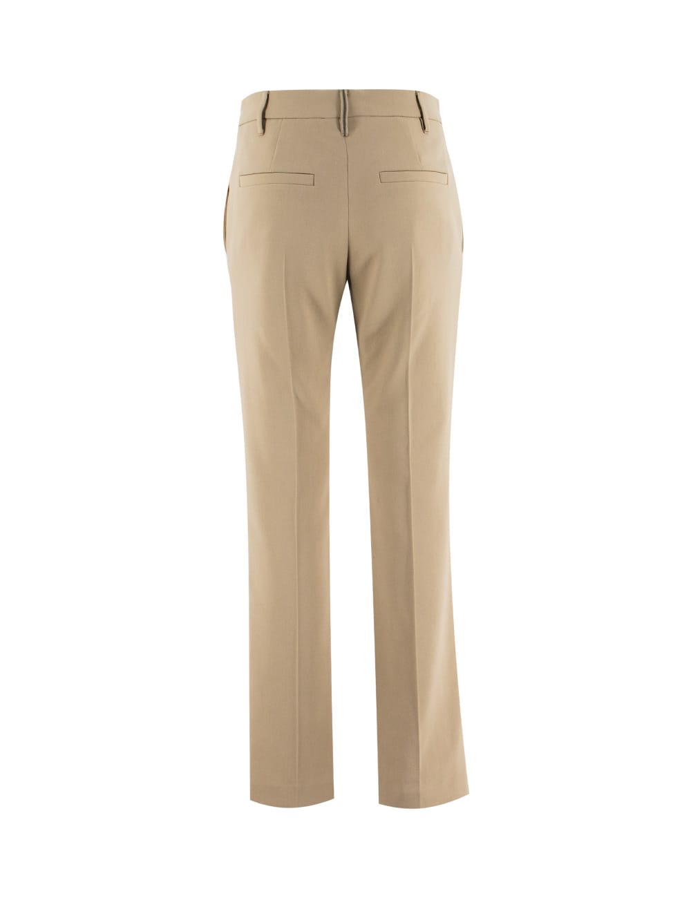 Brunello Cucinelli Trousers In Cartone