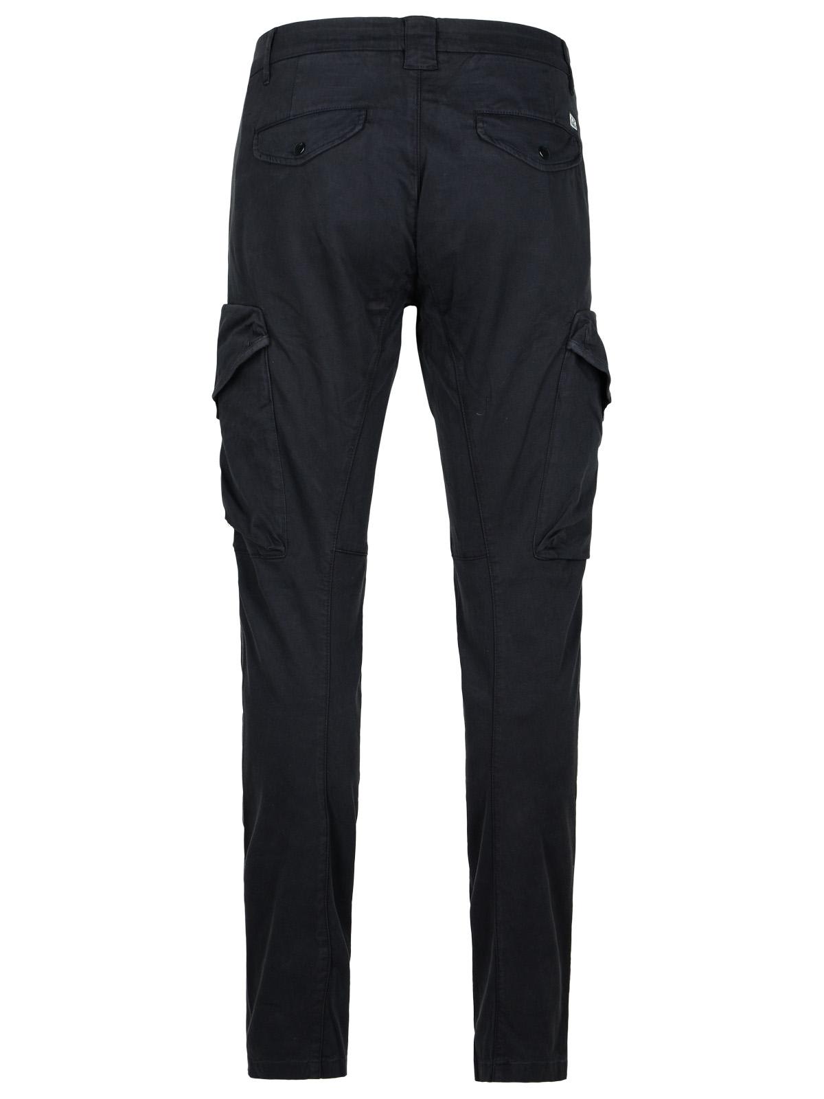 Shop C.p. Company Stretch Satin Cargo Pants In Black Sand