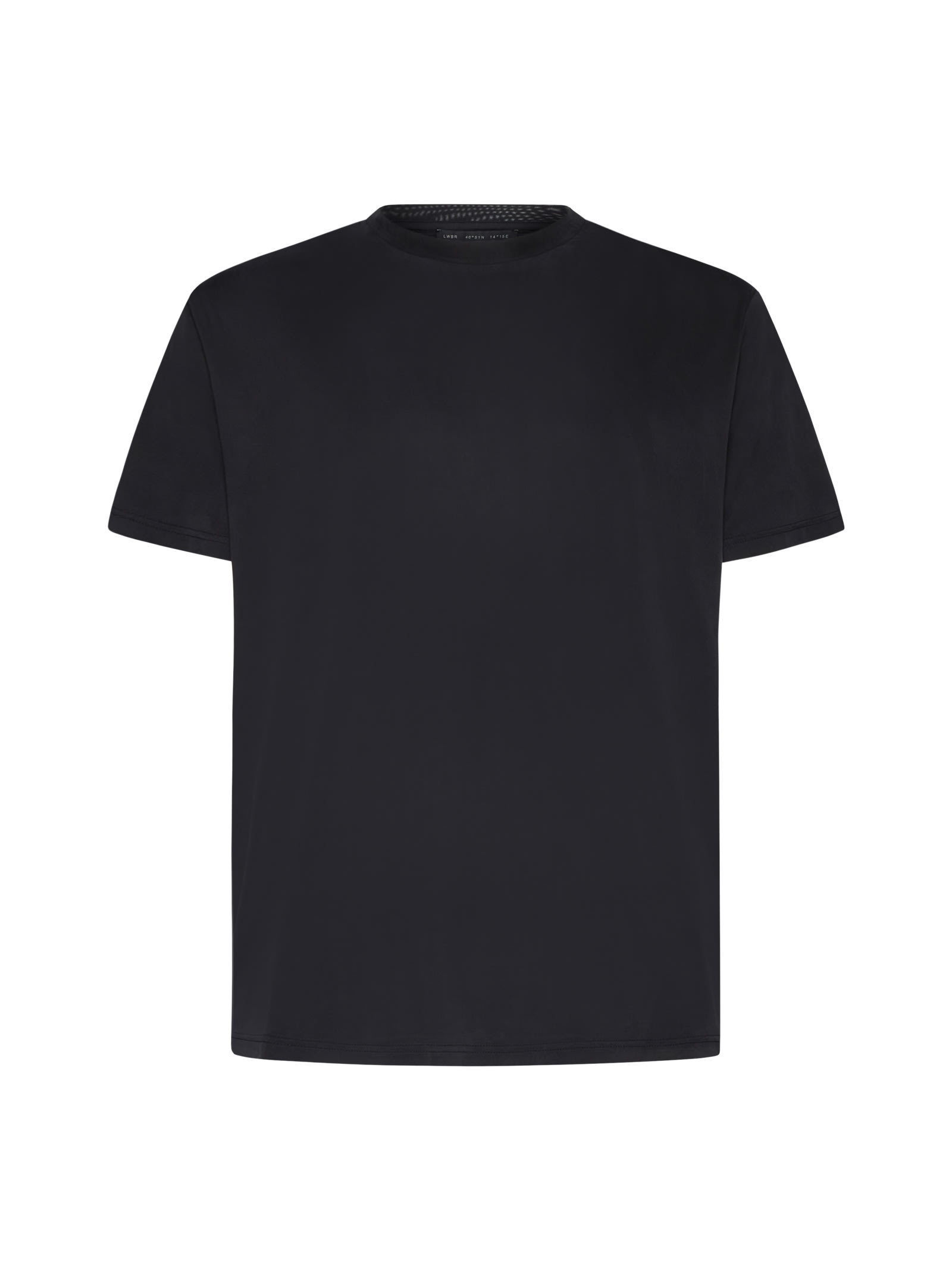 Shop Low Brand T-shirt In Jet Black