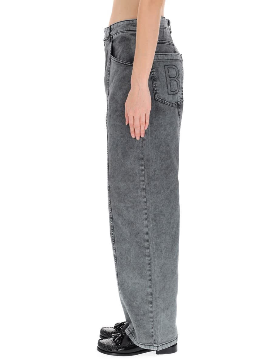 Baum Und Pferdgarten Seam Detail Denim Jeans In Gray