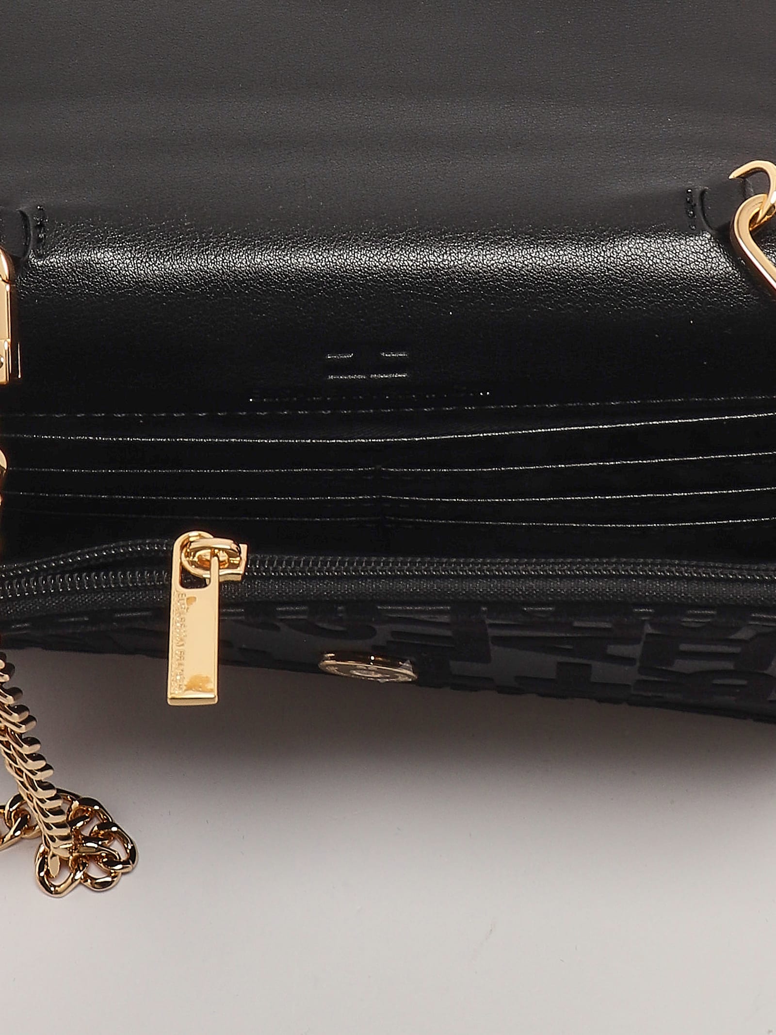 Shop Elisabetta Franchi Cotone Clutch In Nero