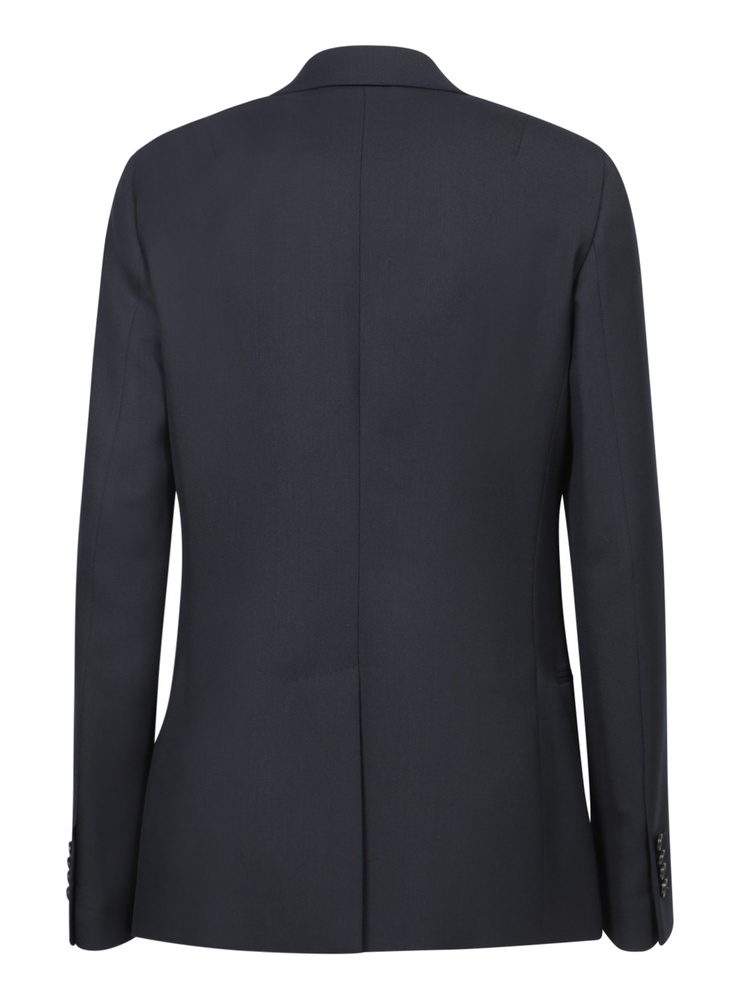 Shop Paul Smith Dark Blue Wool Jacket