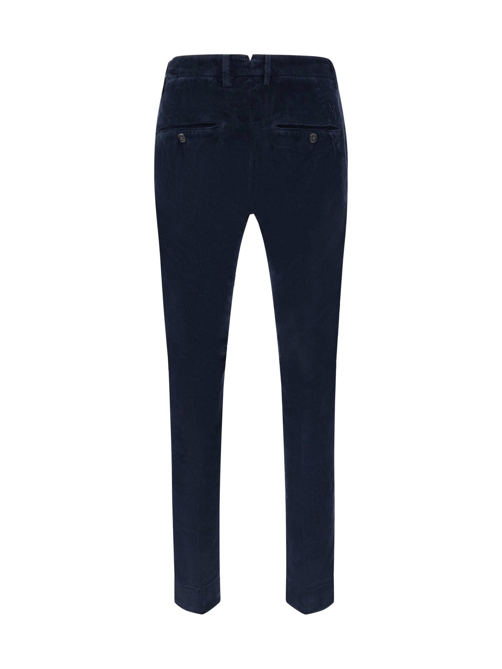 Shop Hand Picked Pants In Blu Scuro