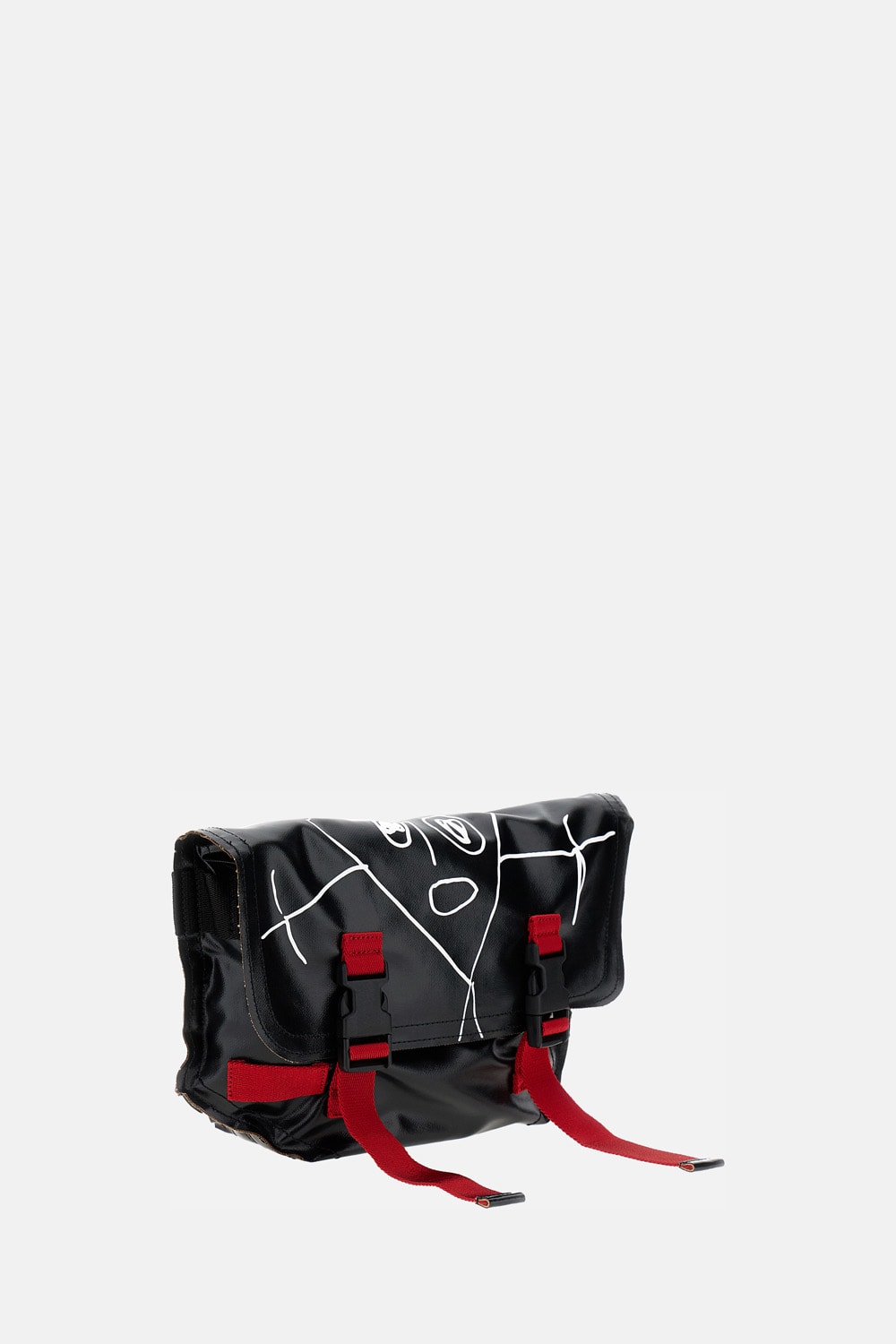 Plan C Pili E Bianca Medium Shopper Bag In Black