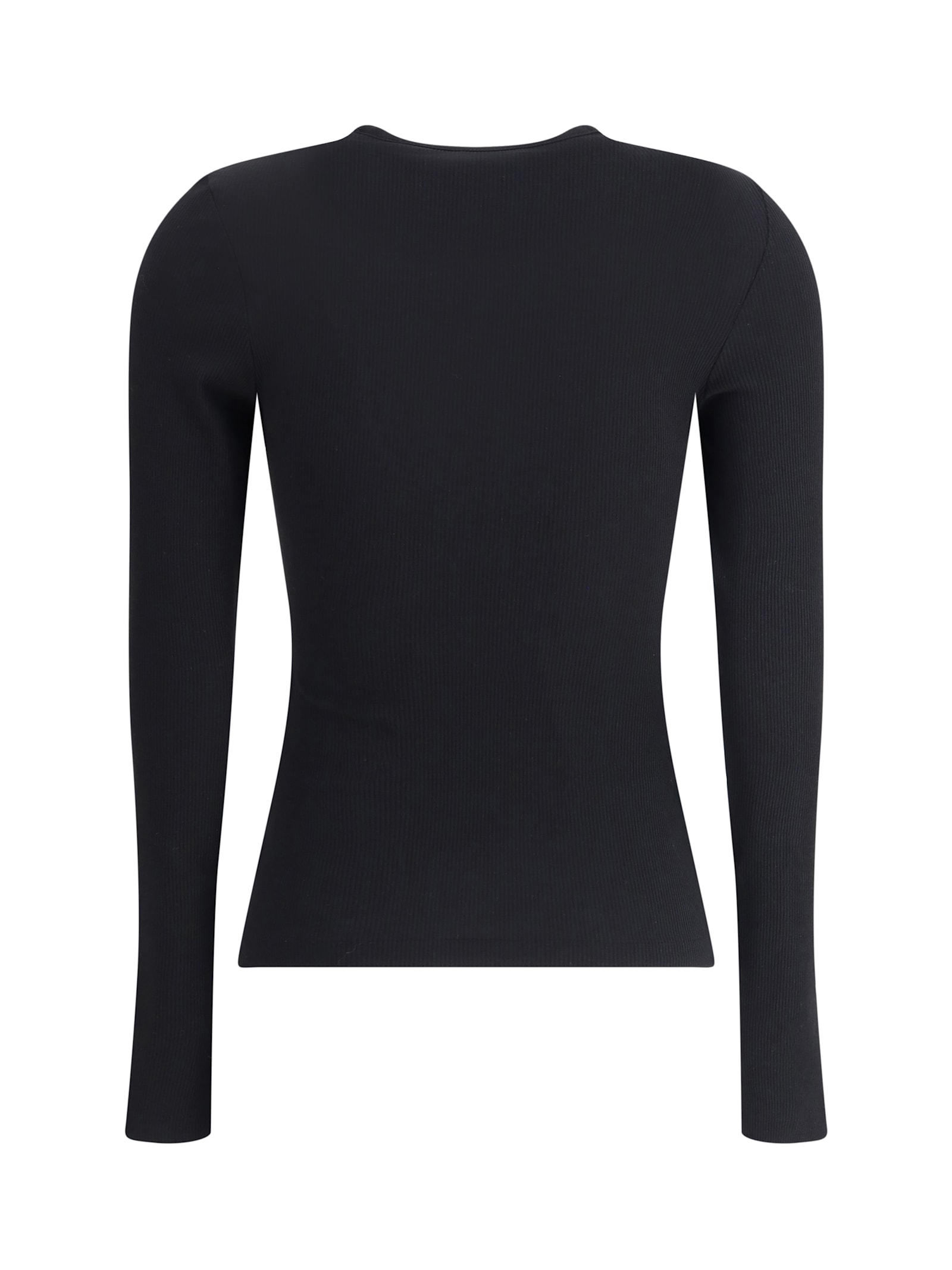 Ferragamo Shaped Neckline Sweater Sweaters And Cardigans Black