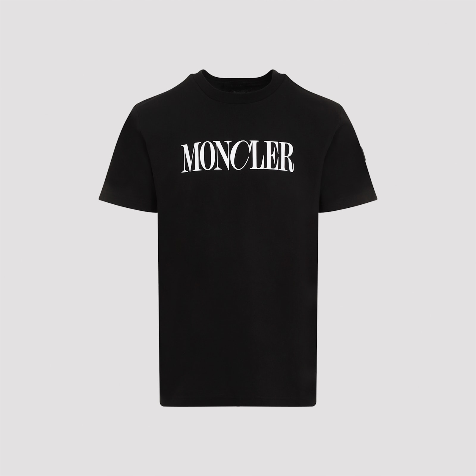 Shop Moncler Ss T-shirt In Black