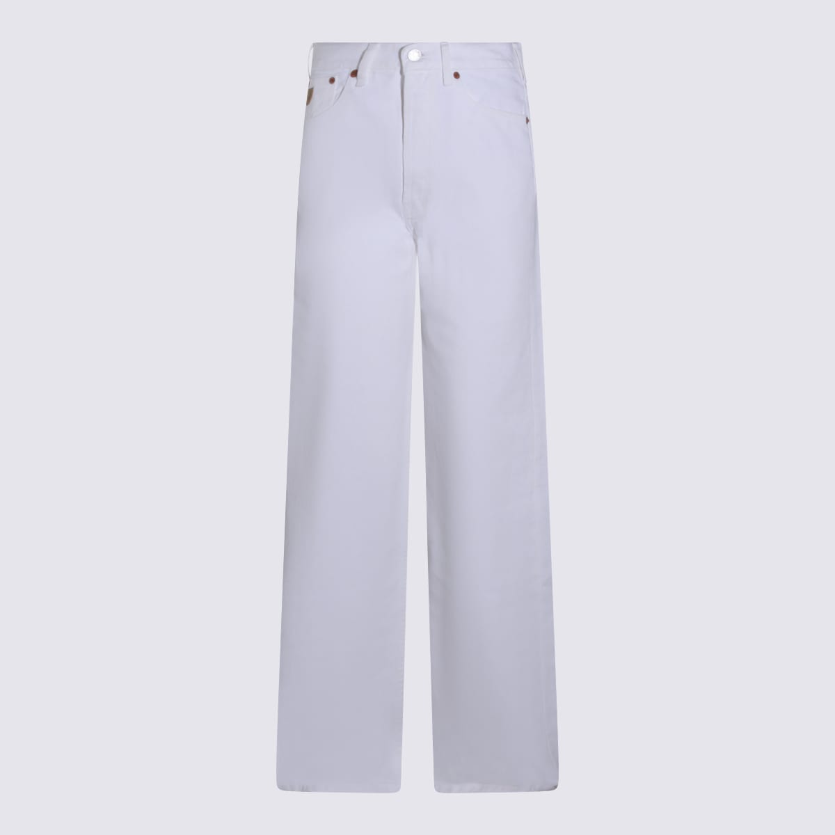Lois White Cotton Lindsay Palazzo Jeans