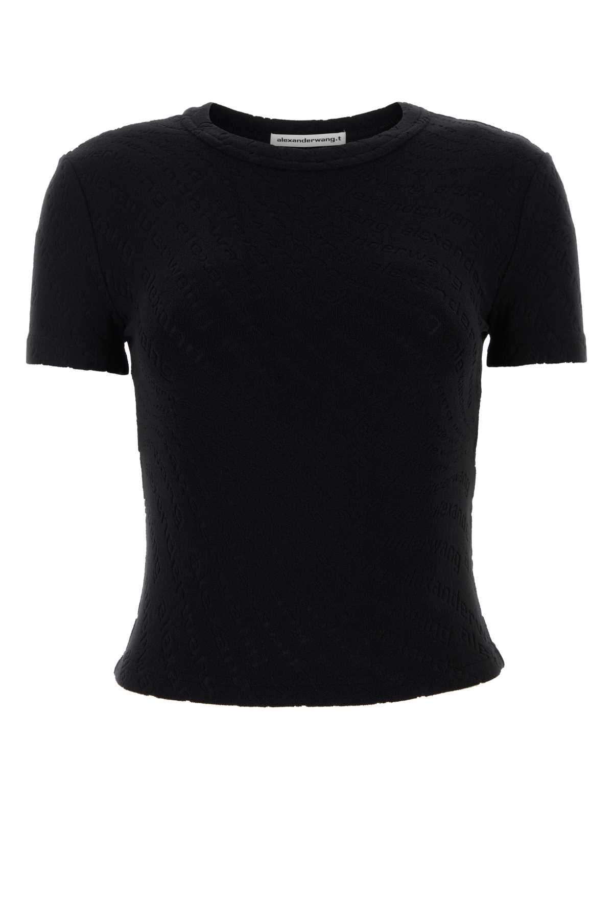 Black Terry Fabric T-shirt