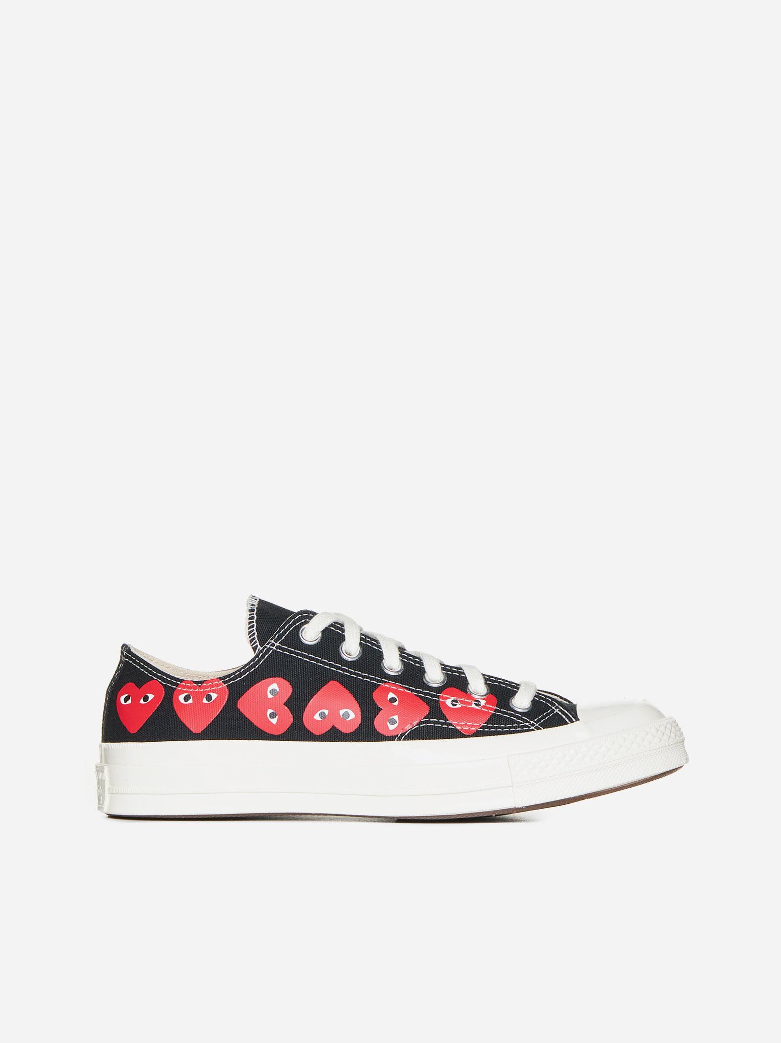 Comme des Garçons X Converse Canvas Low-top Sneakers