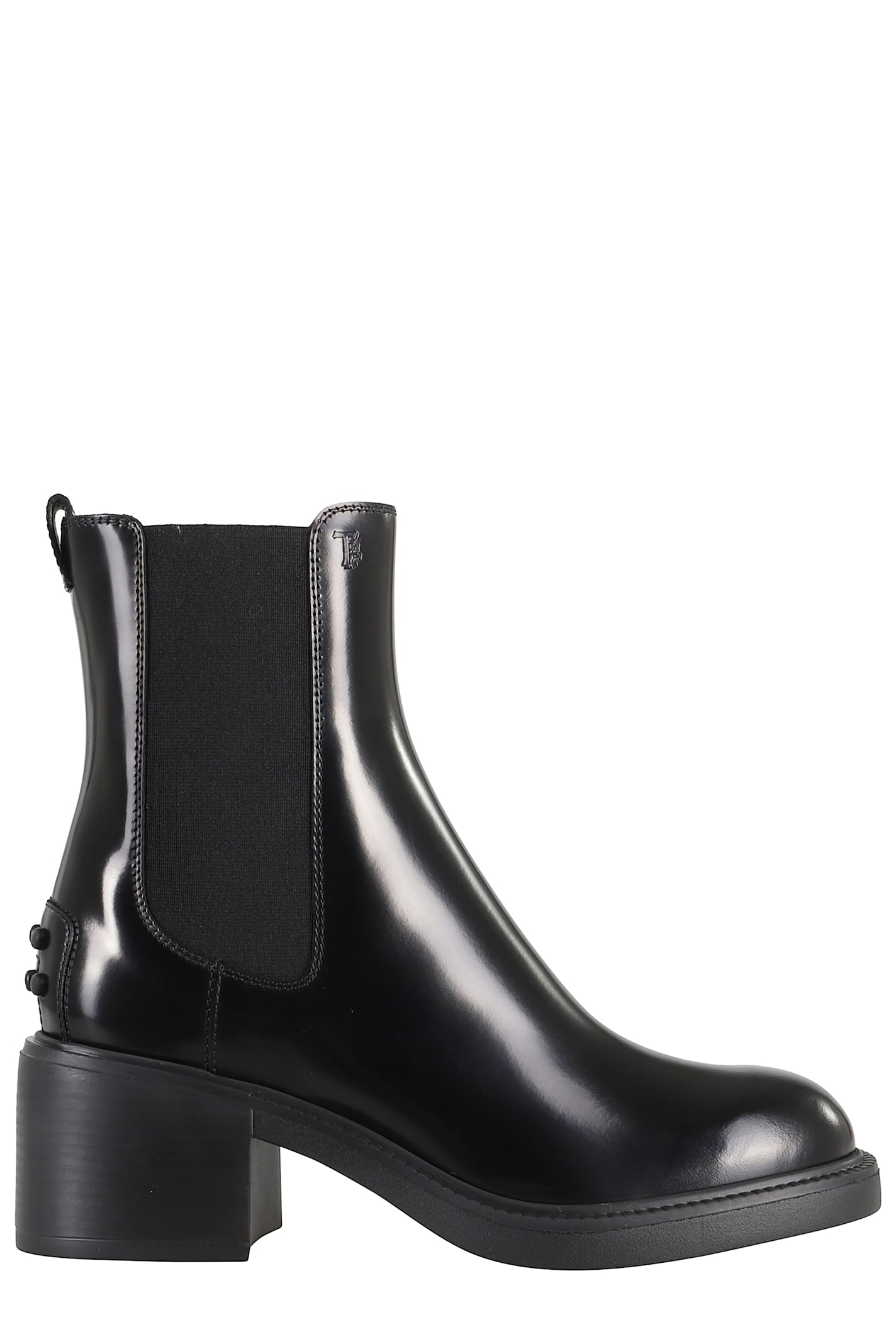 Tod's Gomma T60 73l Tronchetto Elastico In Black