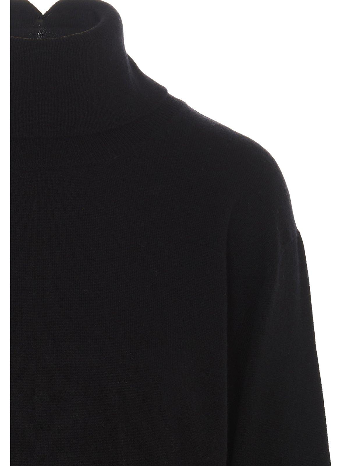 Shop Jil Sander High-neck Plain Knit Sweater