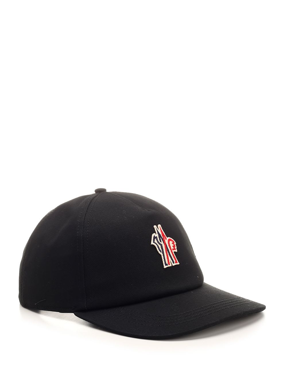 Shop Moncler Baseball Cap In Black