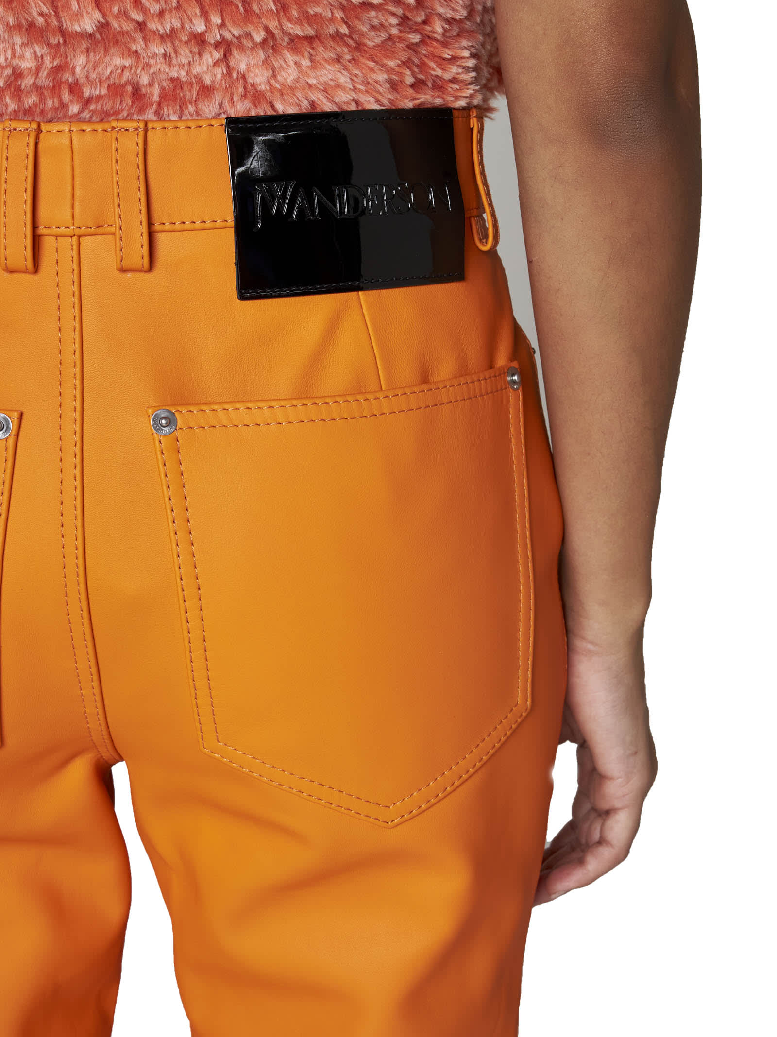 Shop Jw Anderson Pants In Orange