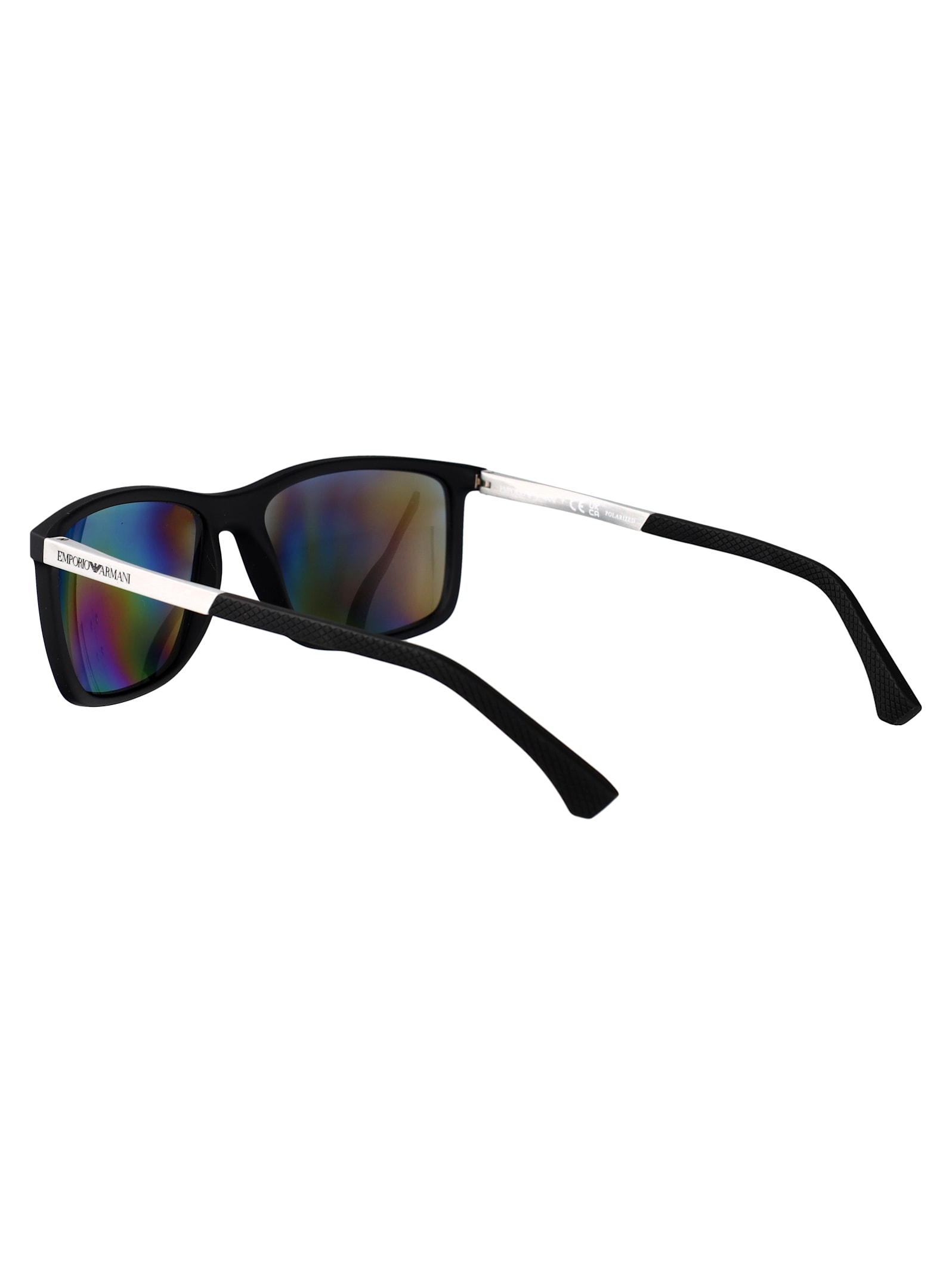 Emporio Armani Rubber Black Injected Sunglasses