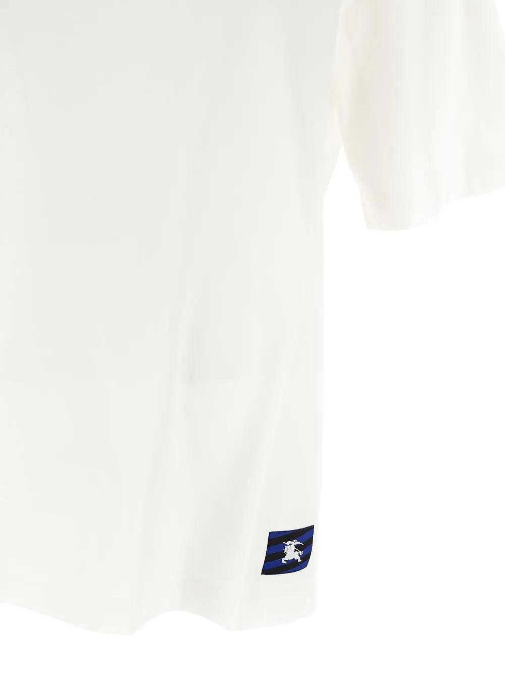 Shop Burberry Cotton T-shirt In White