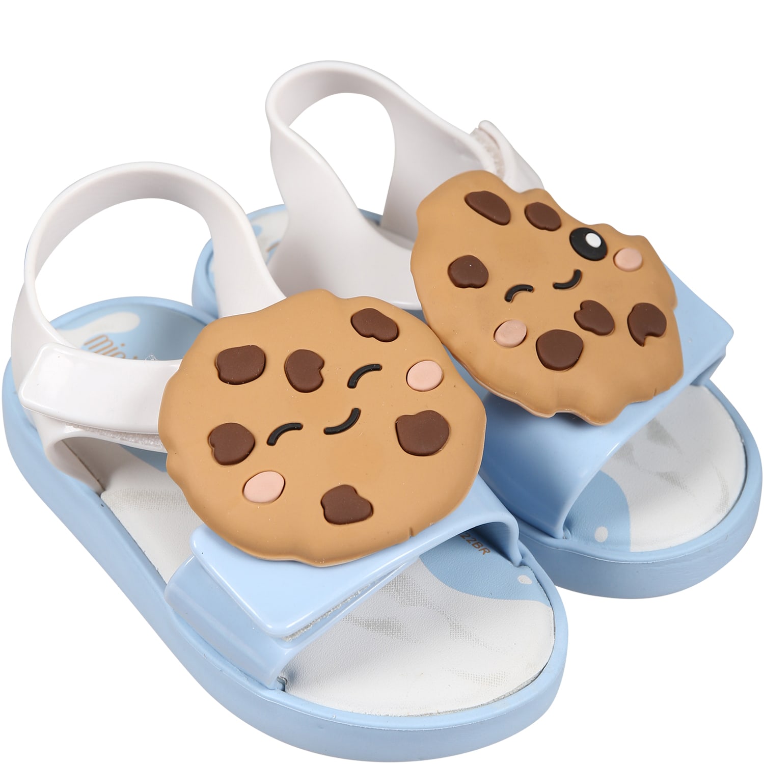 Shop Melissa Multicolor Sandals For Kids With Cookie Et Logo