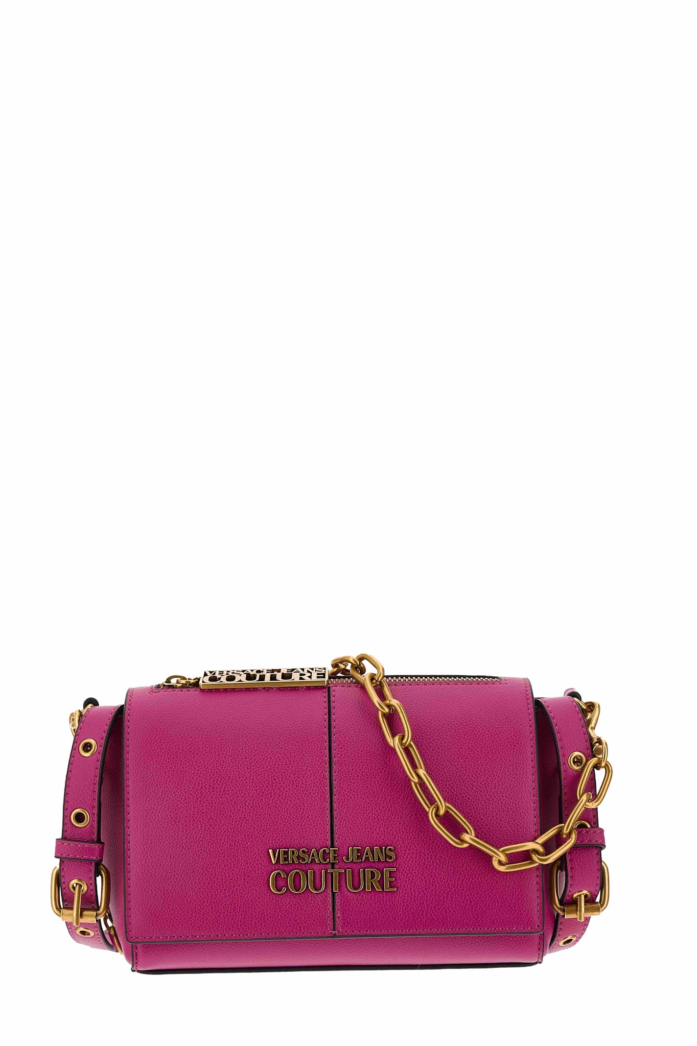 Shop Versace Jeans Couture Bag In Purple