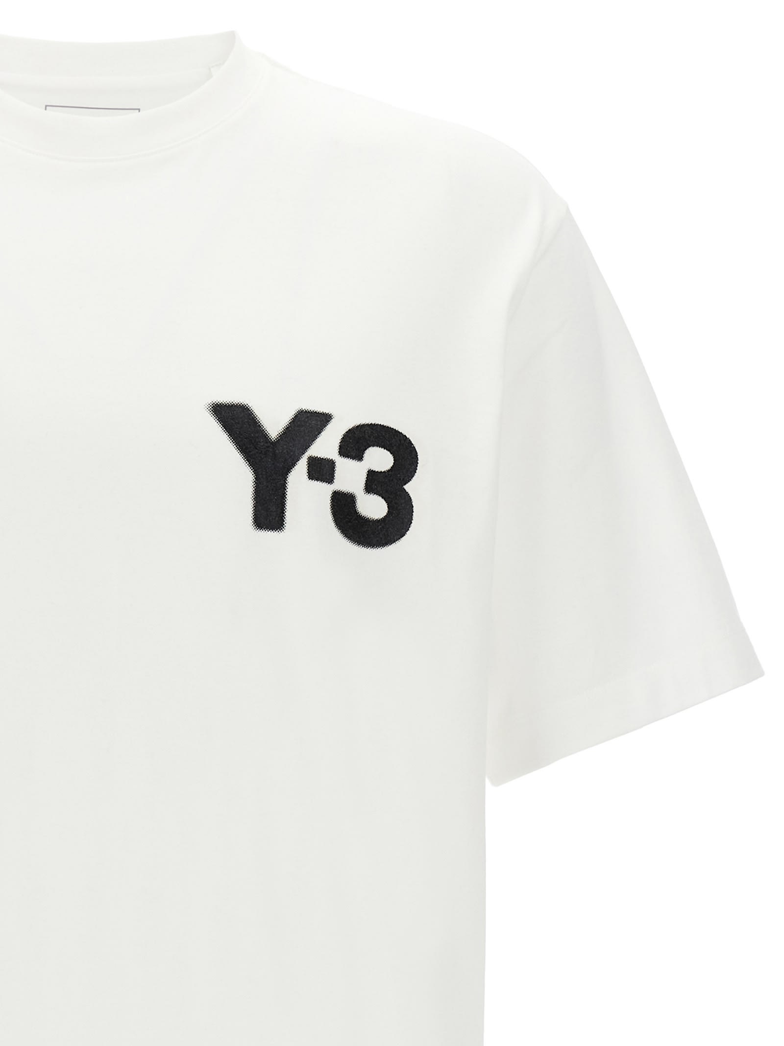 Shop Y-3 Logo Print T-shirt In White