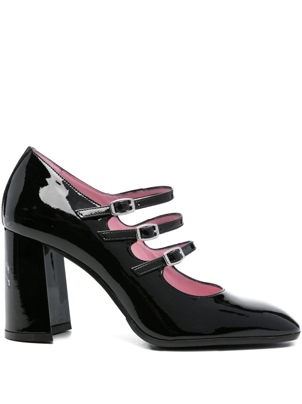 Carel Keel Patent Leather Pumps In Multi