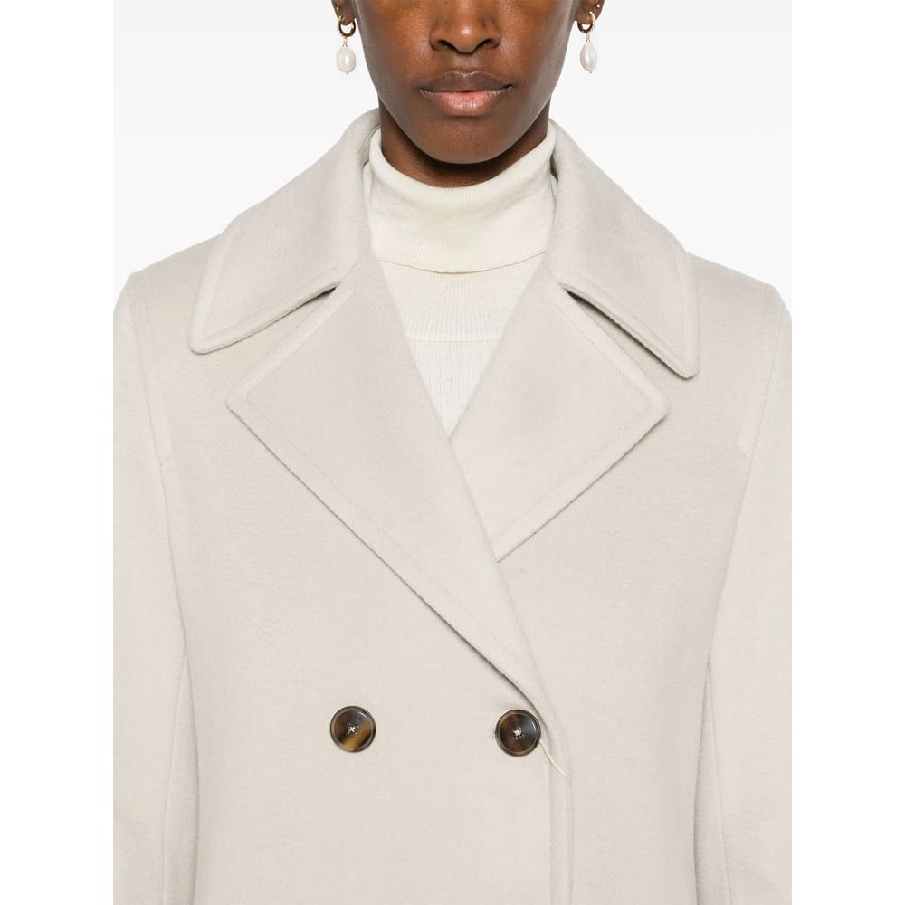 Herno Coat In Neutral
