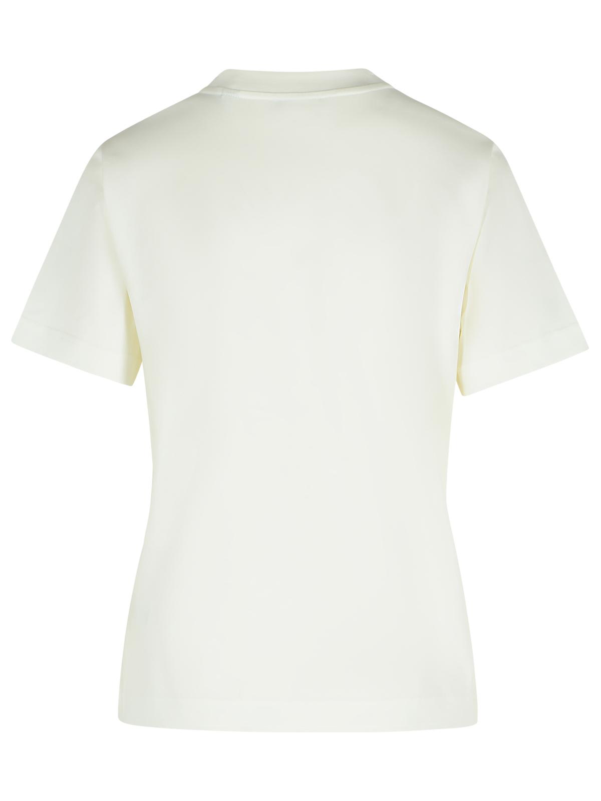 Burberry Graphic Print Short Sleeve Crew Neck T-shirt In White