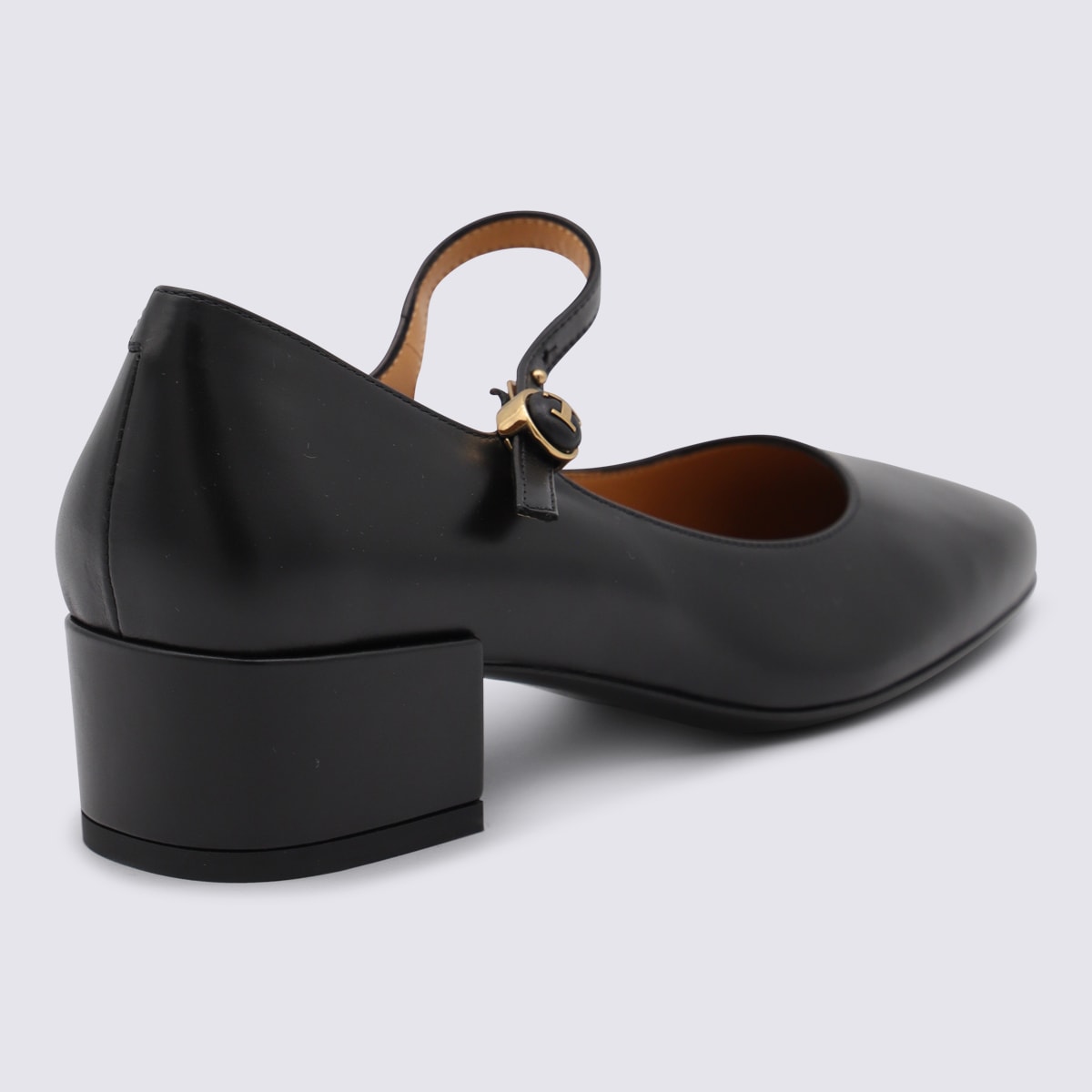 Tod's Black Leather Pumps In Black