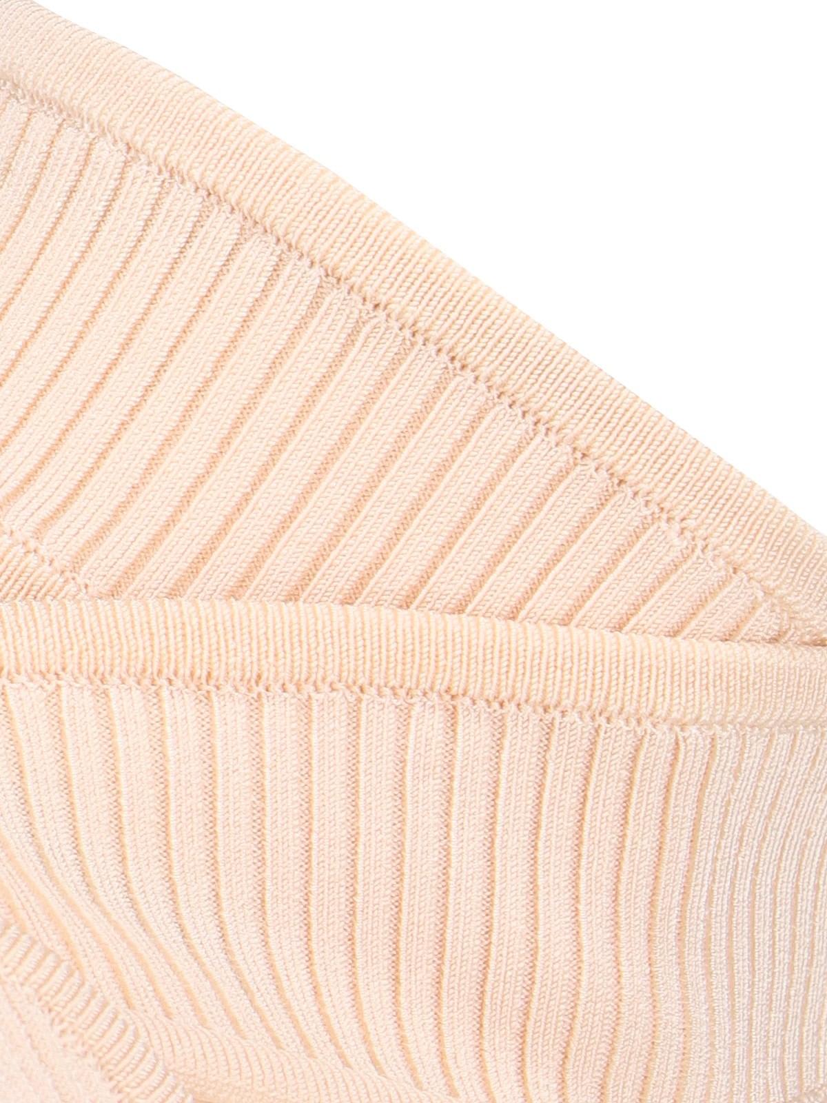 Shop Coperni Cutout Detail Sweater In Sand