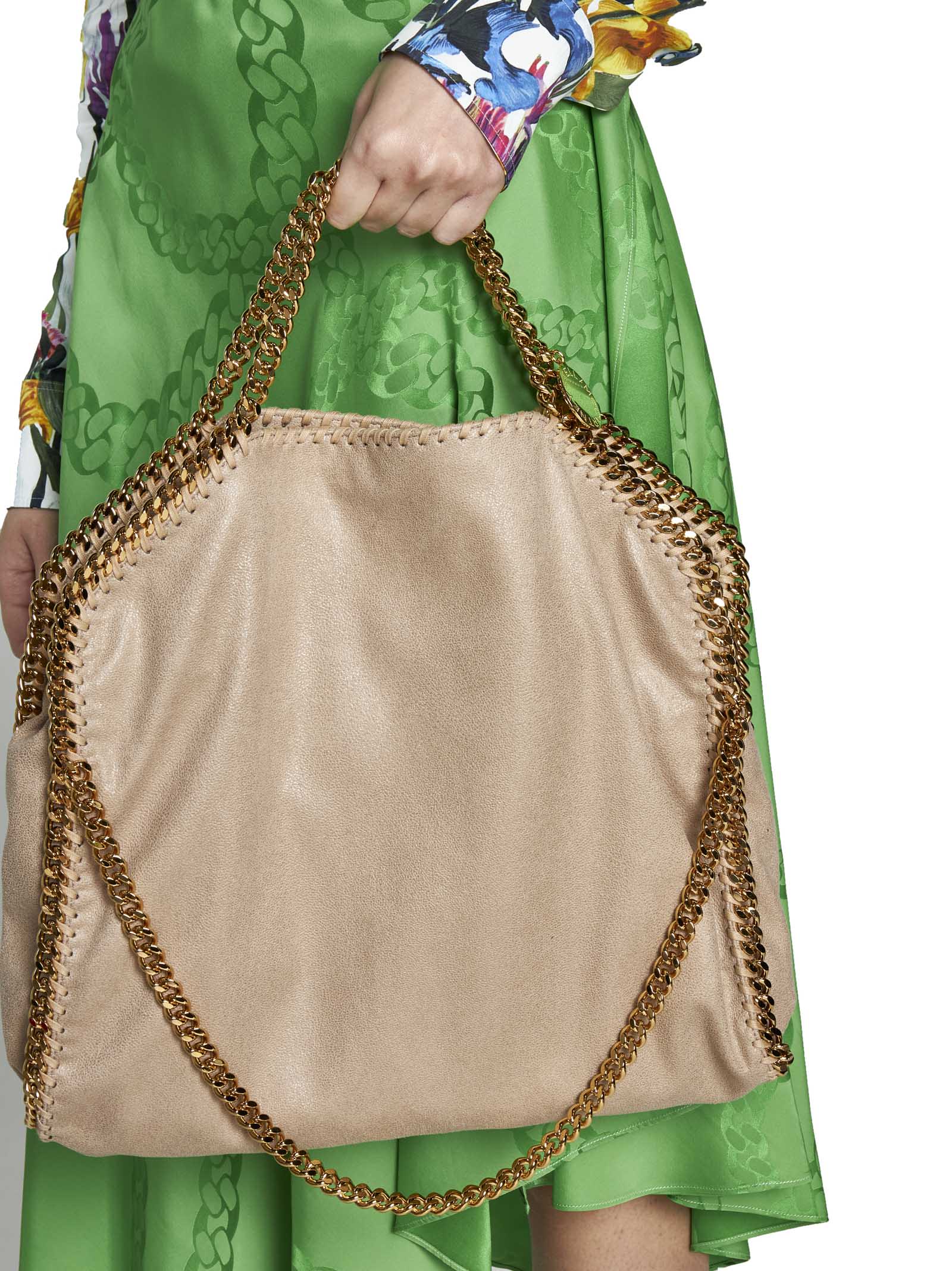 Shop Stella Mccartney Tote In Butter Cream