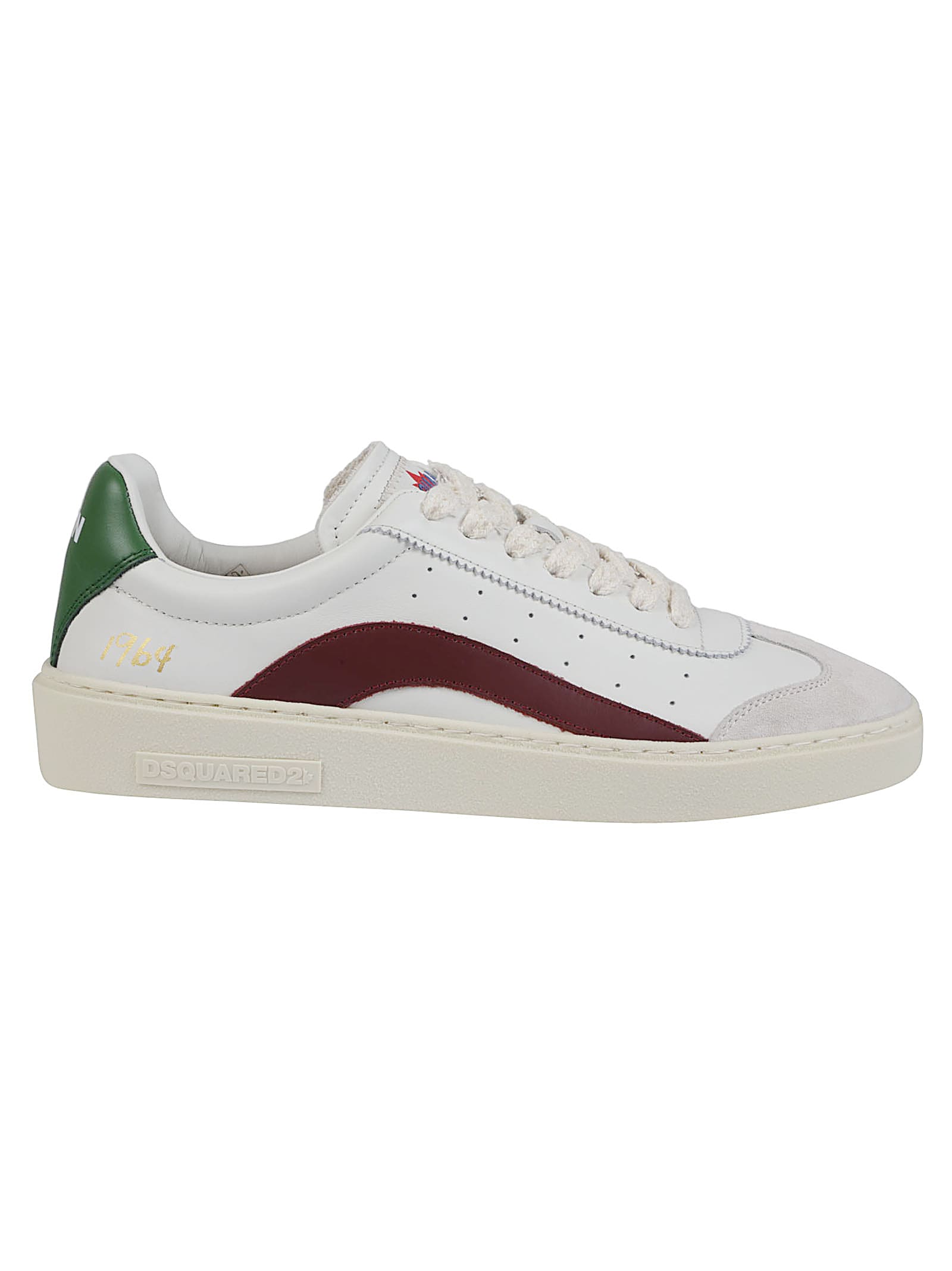 Dsquared2 Rider Lace-up Low Top Sneakers In White