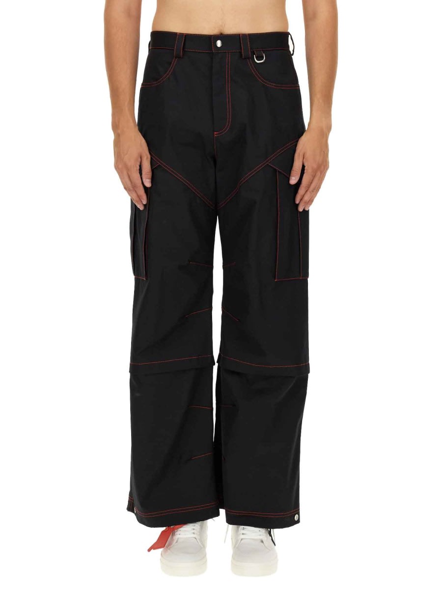 Shop Off-white Cargo Pants In Black