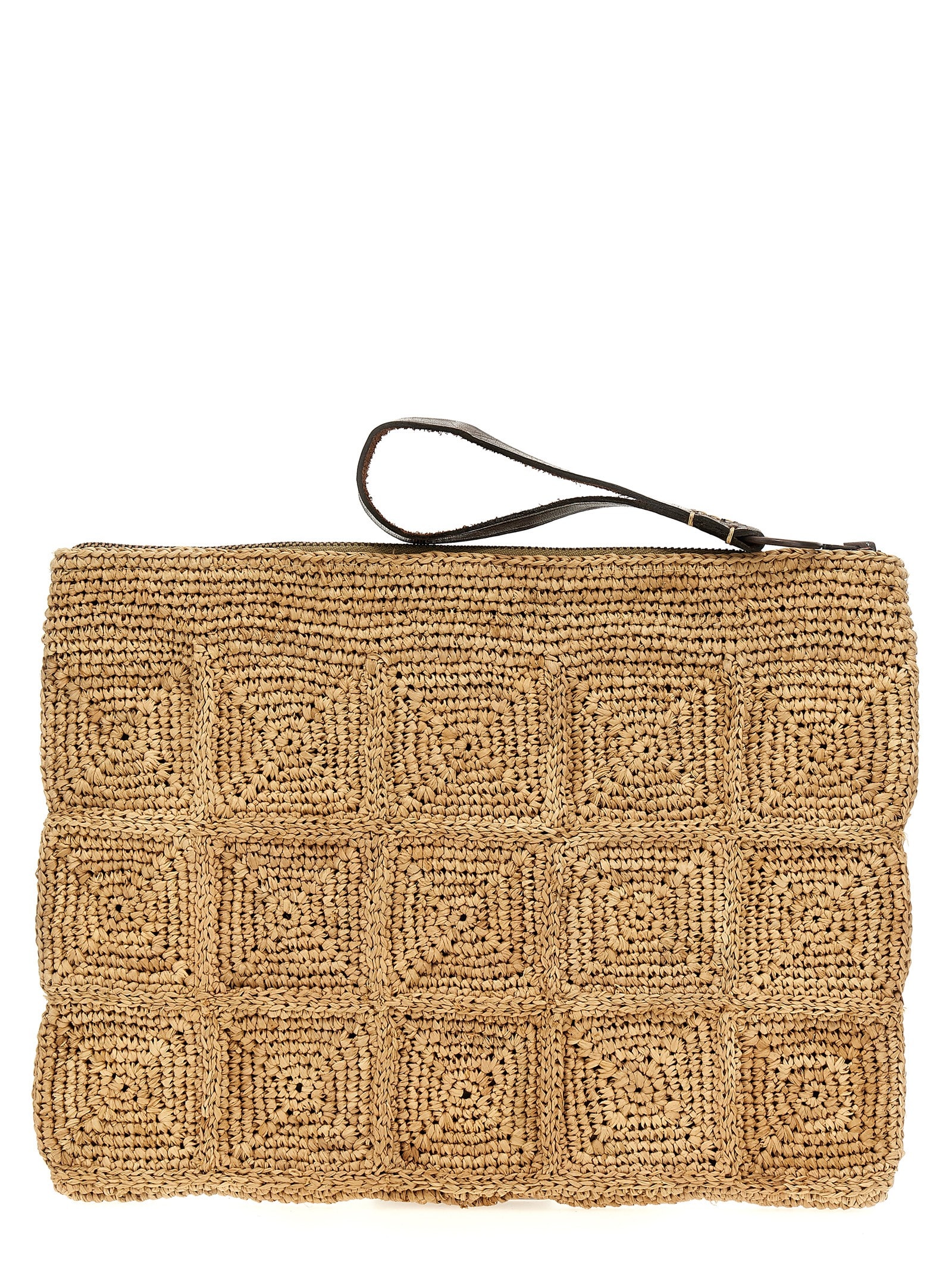 Ibeliv Raffia Clutch Tanala In Beige