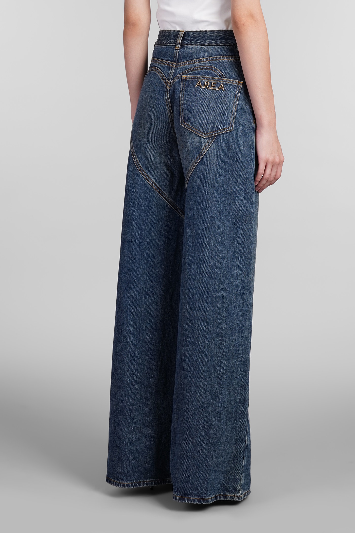 Shop Area Jeans In Blue Cotton