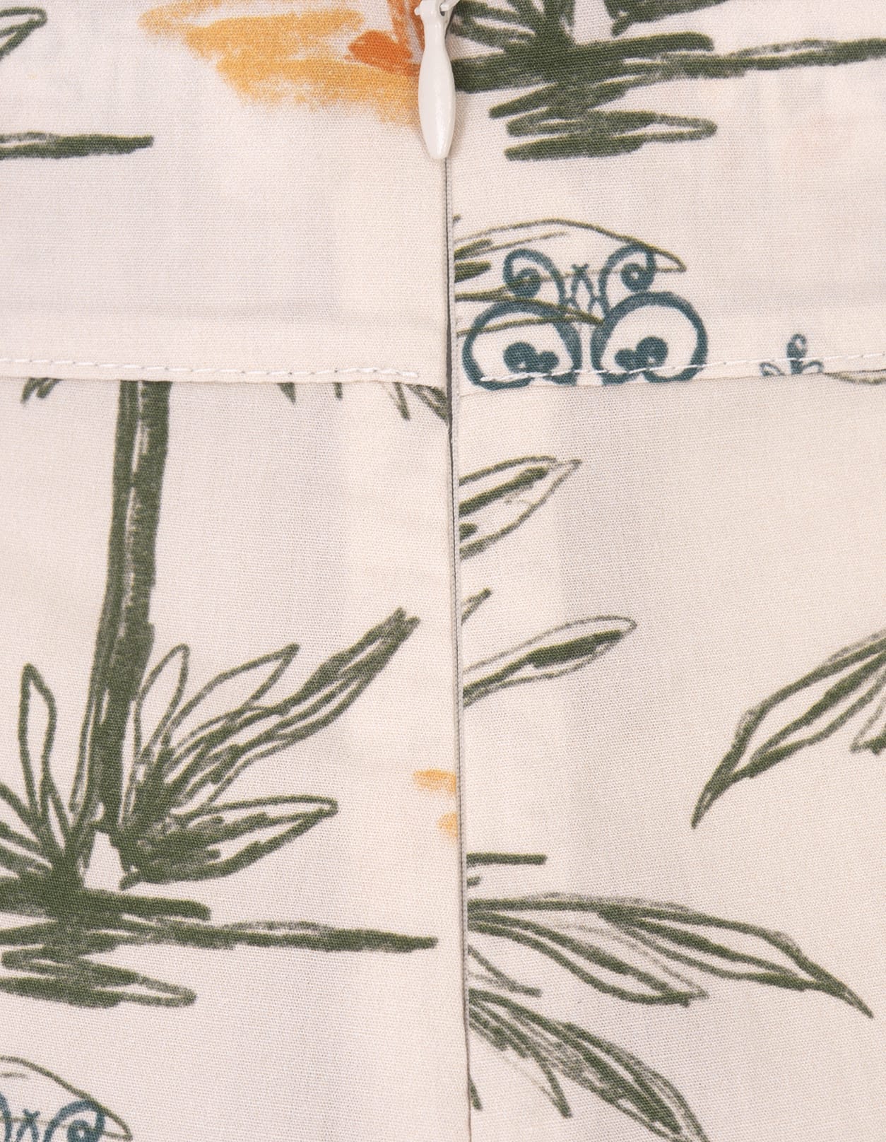 Shop Amotea White Cotton Guia Shorts With Leopard Print