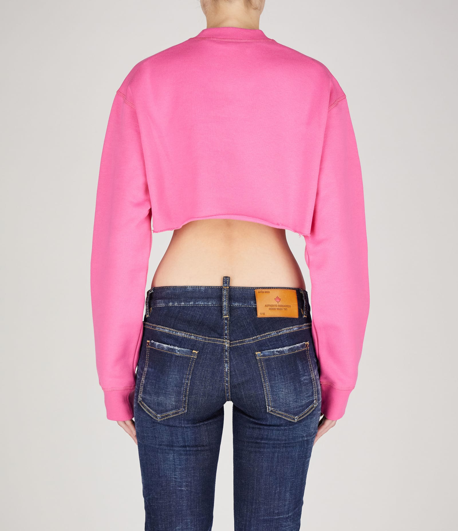 Shop Dsquared2 Sweatshirt In Fuxia