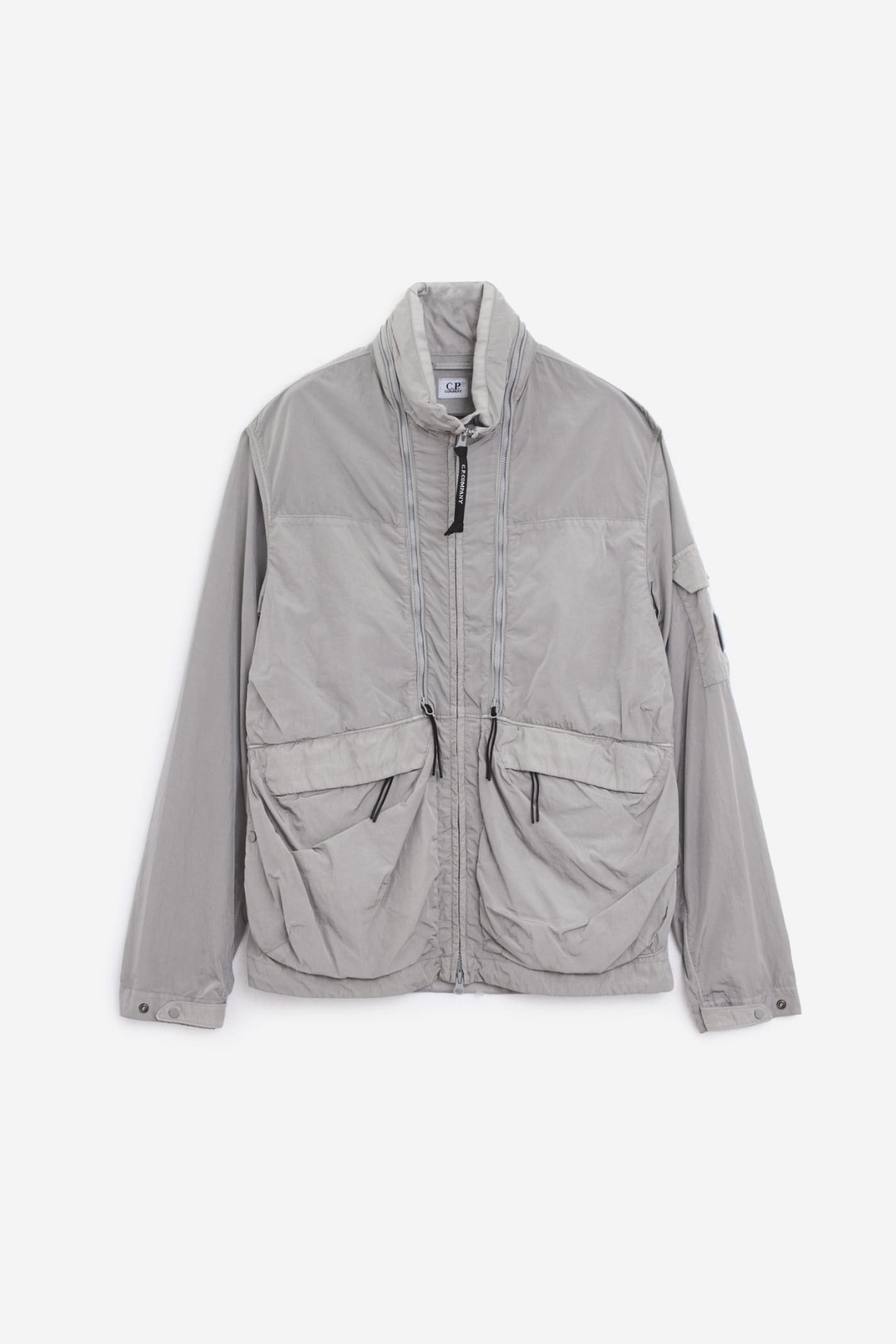 Shop C.p. Company Jacket In Grey