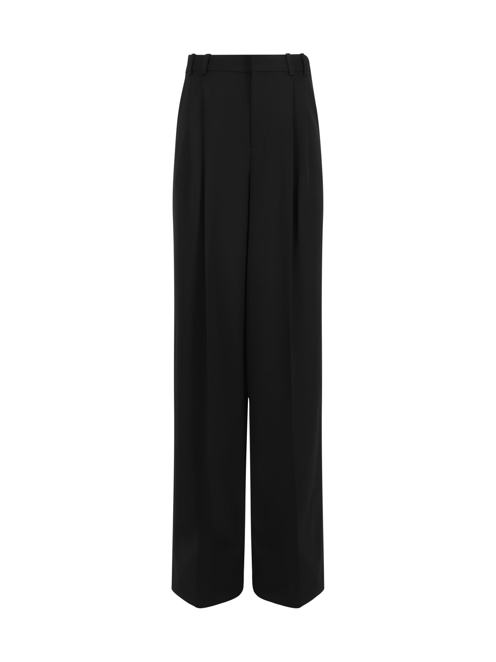 Shop Saint Laurent Pants In Noir