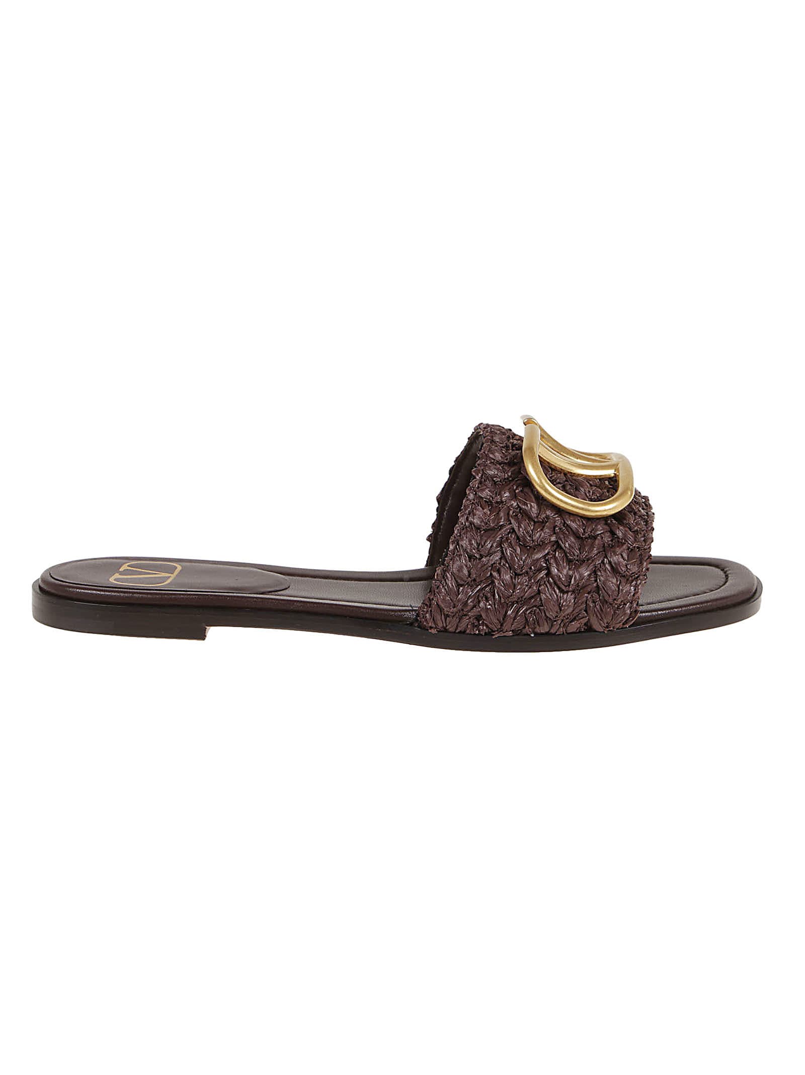 valentino vlogo flat sandals