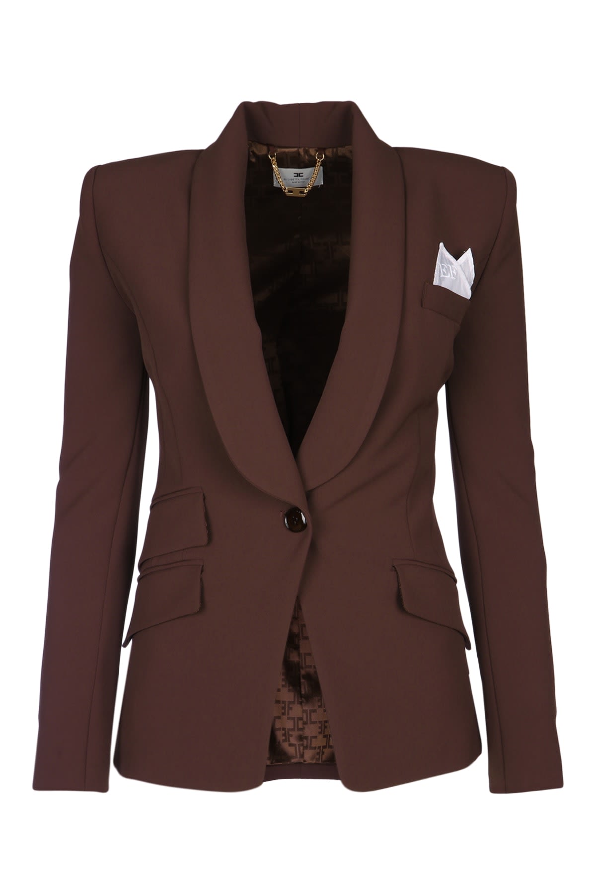 Calvin Klein Hero Trench Coat-dbl Face Wool In Brown